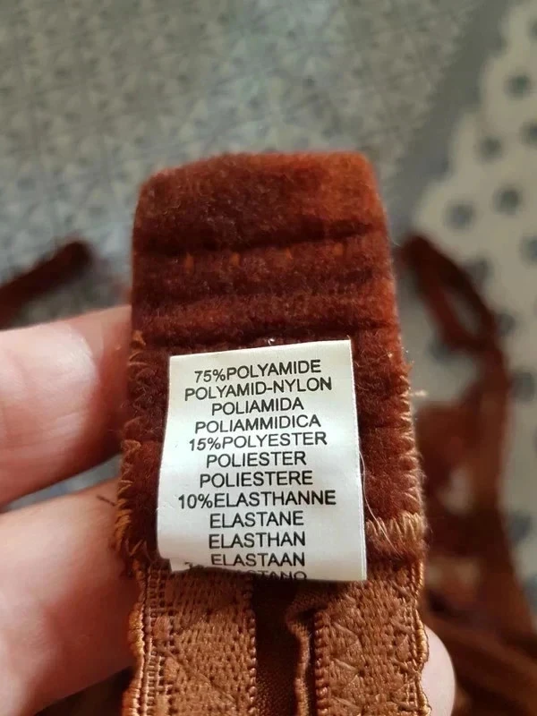 Sutiã marrom e bege de renda novo tamanho 100B – photo 6